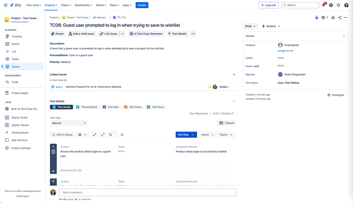 Debuting the AI Test Case Generator for Jira with Xray Integration